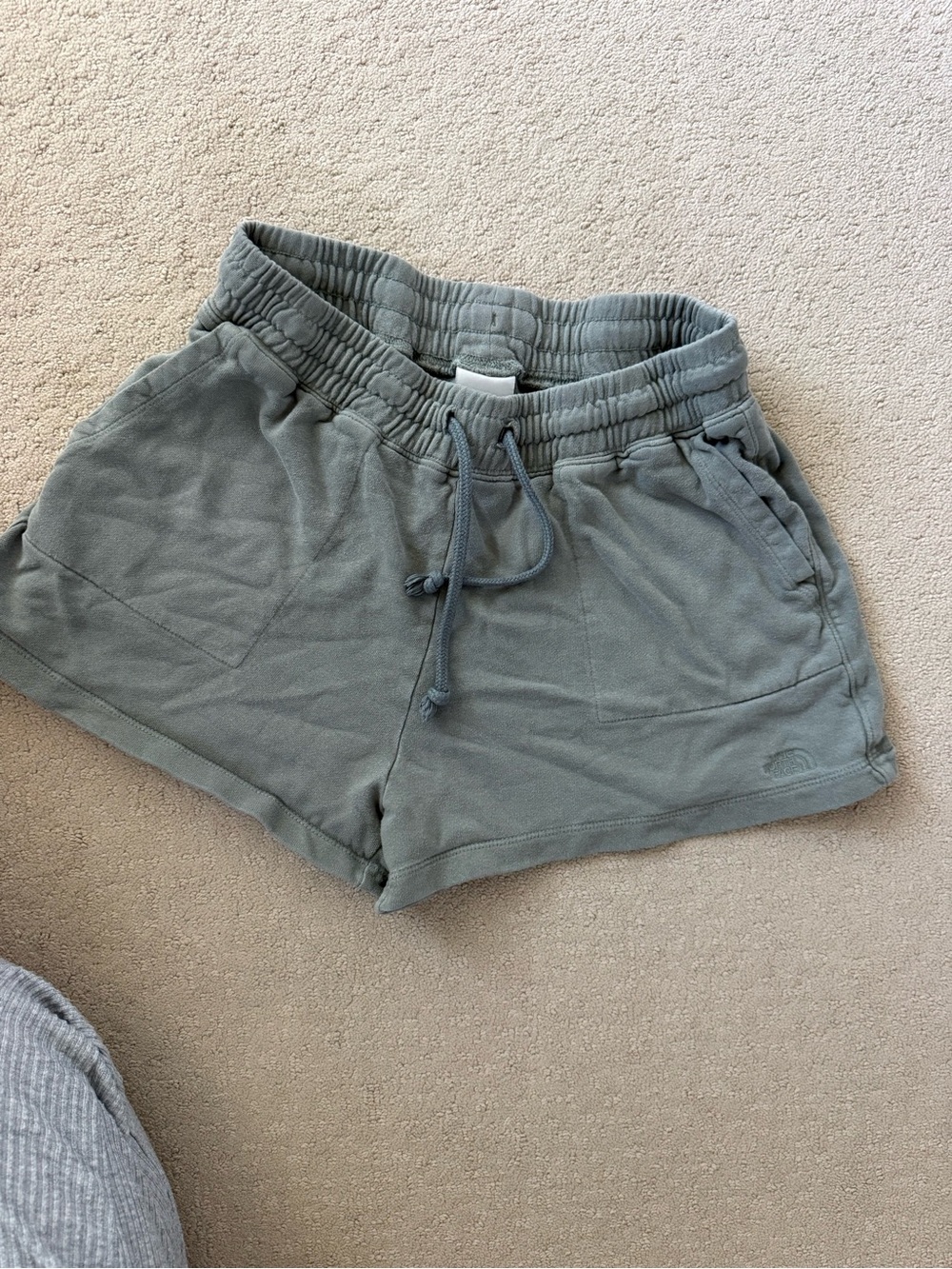 The North Face Women's Olive Green Elastic Waist Athletic Shorts